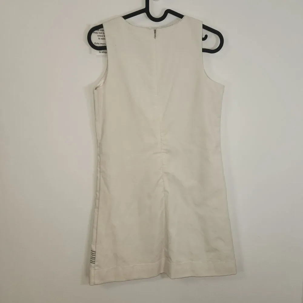 The Children's Place Ivory Sequined Sleeveless Velvet Holiday Dress Size 14 NWT